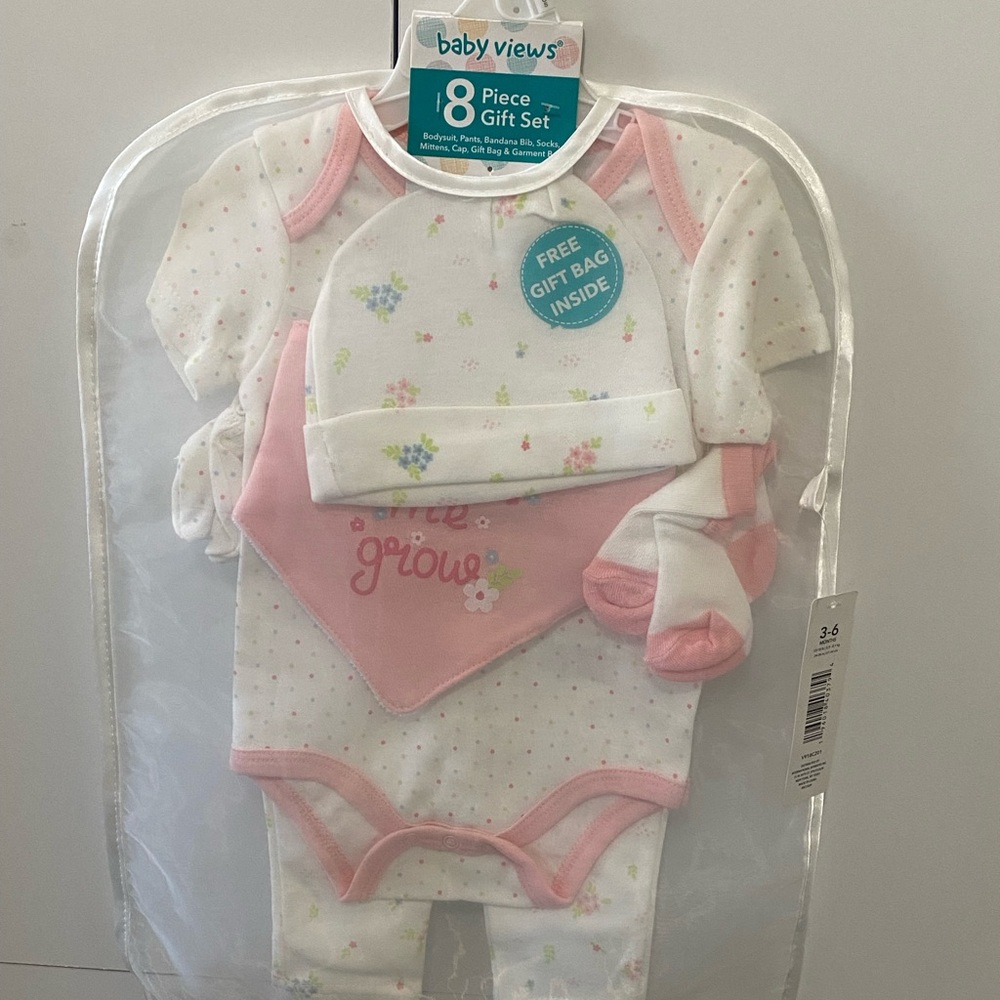 Baby Views 8-Piece Gift Set - Floral Design